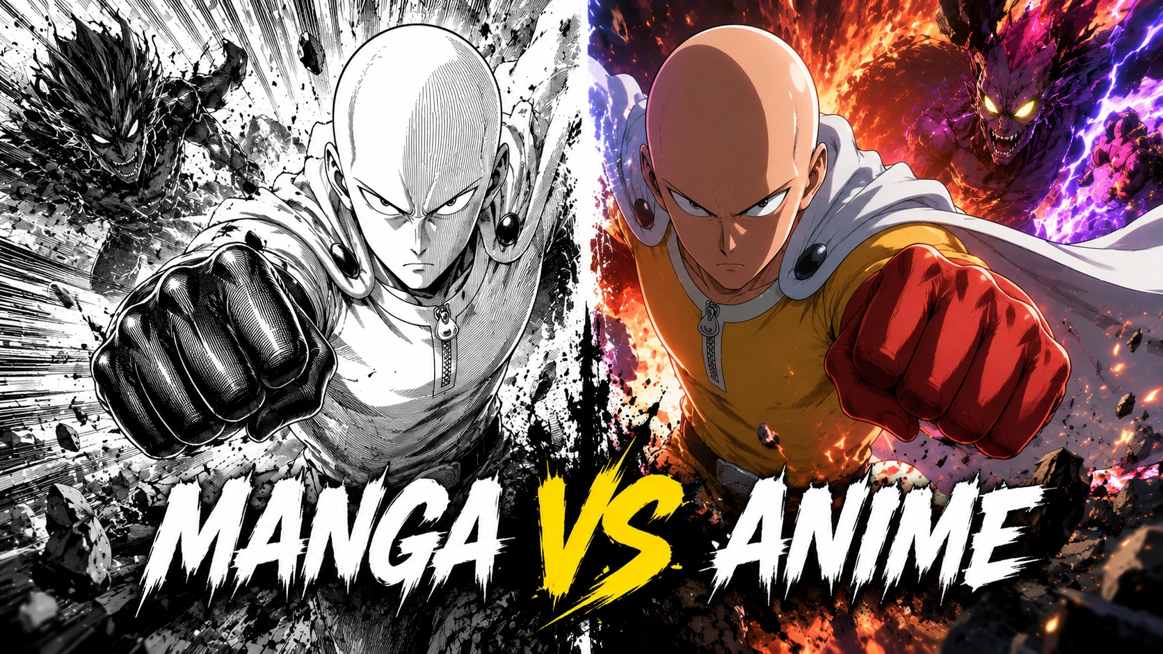 One Punch Man Manga vs Anime: Which One Should You Pick First?