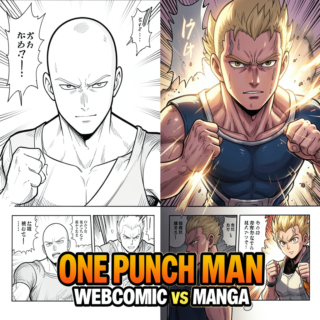 One Punch Man Webcomic vs Manga Which Version Should You Read